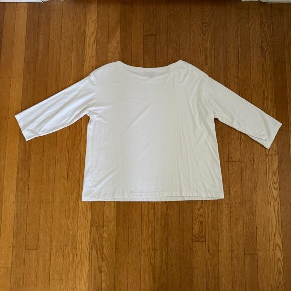 J. Jill Wearever Collection 3/4 Sleeve Boatneck Top - Picture 2 of 5